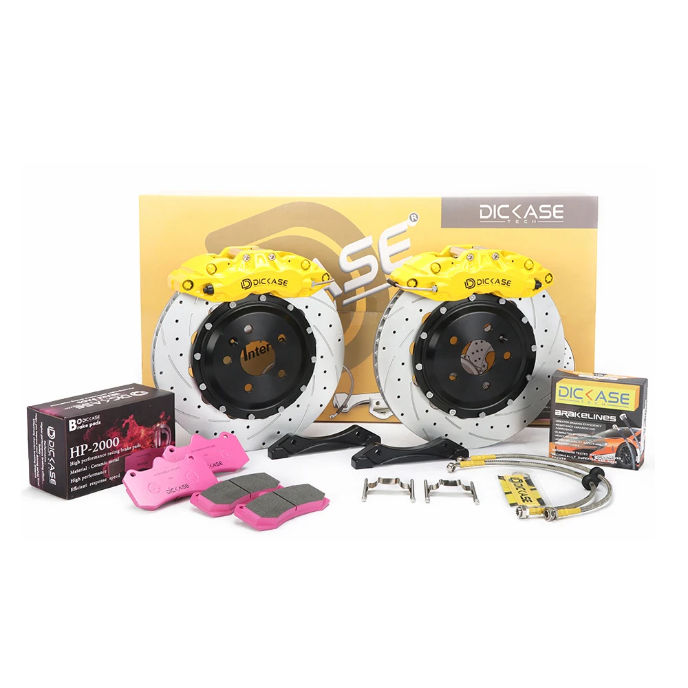 Auto brake system modified racing brake kit upgrade front wheel 18 inches rotors for jaguar xe