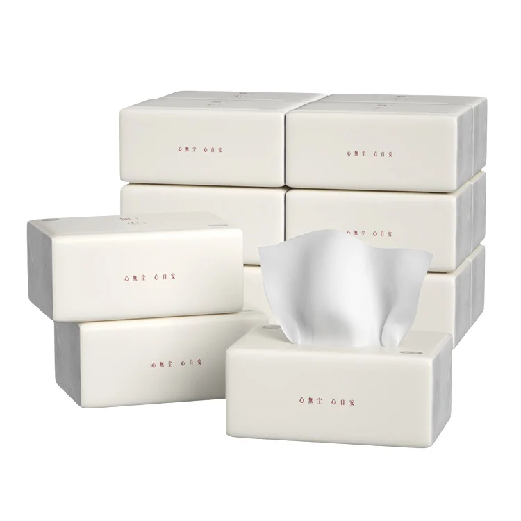 Мягкая упаковка Высококачественная салфетка для лица 3/4 слоев изготовлено производителем