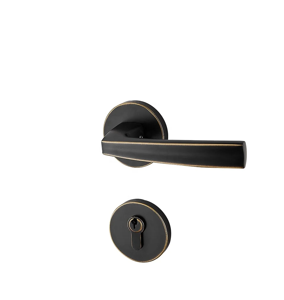 High-Grade Solid Brass Lock European Luxury Indoor Silent Pure Copper Lock for Home, Office, Hotel, Gate Anti-Theft Door Locks