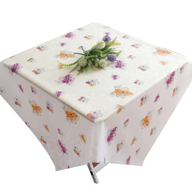 Hot Sale Popular Design Disposable Plastic Wholesale Wedding Party Hotel Waterproof Lace Tablecloth Table Cover