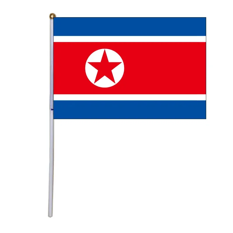Huiyi Best Durable 14 * 21Cm Denmark Hand Flag Promotion Wholesale Small Hand Waving National Flag
