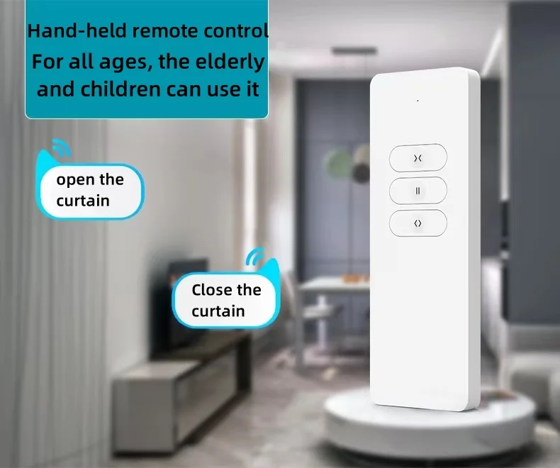 HONEYGUARD HSW007 Electric Smart Intelligent Remote Control Curtain Motor WIFI TUYA 100-240V Motor for Alexa Google Home Smart