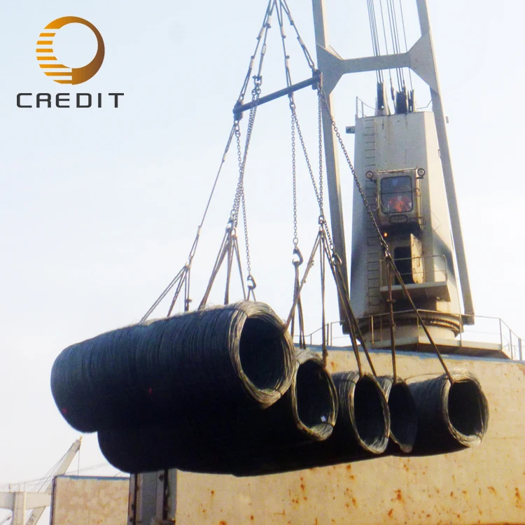 Tianjin Credit Manufacture Nails Making Wire 5.5MM 6.5MM 8MM 10MM Steel Wire Rod