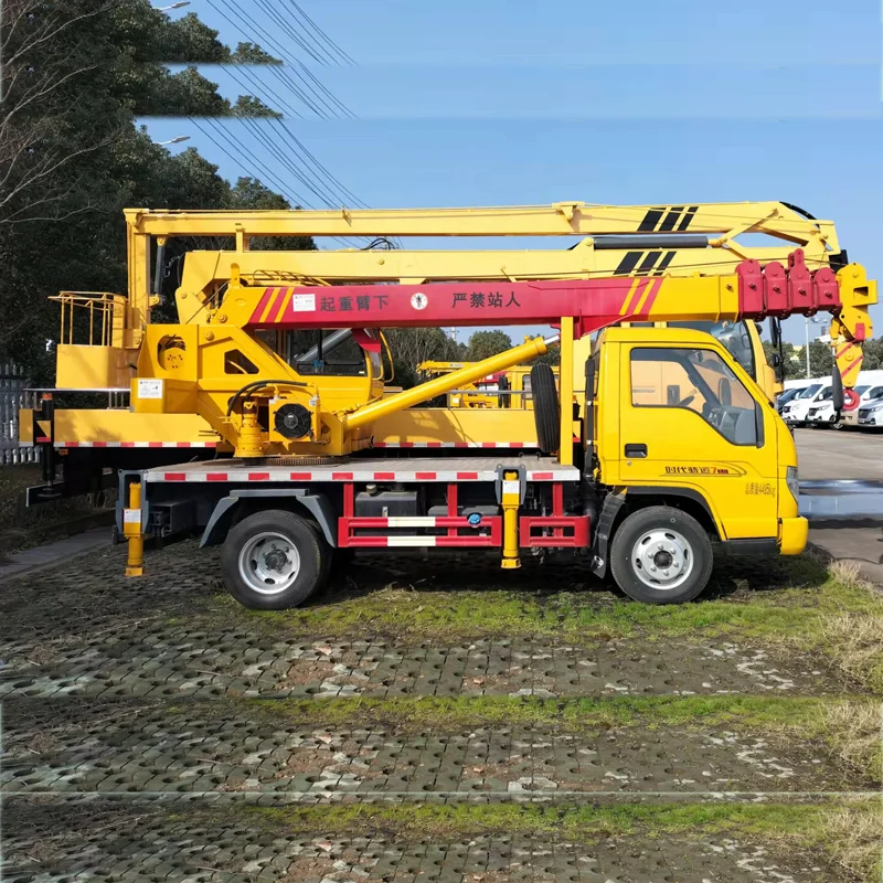 FOTON  single-row crane truck   hoisting machine   derrick car