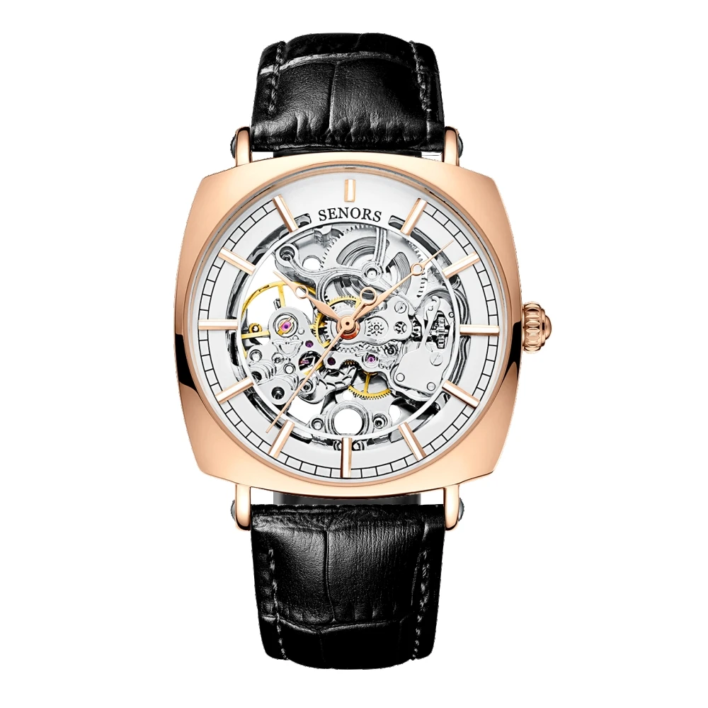 Automatic Movement Watches Waterproof 3 ATM Men Mechanical Wrist Watch Design Your Own Logo Chinese SHANGHAI Watch Tourbillon