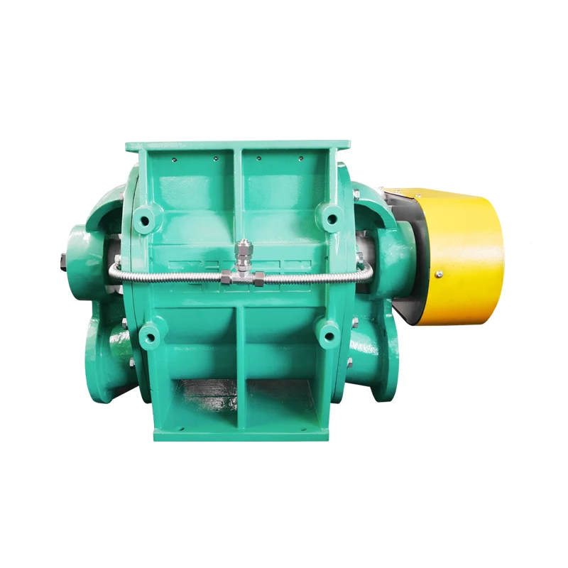 2022 hot sale wear resistant rice husk unloading rotary airlock valve under silos