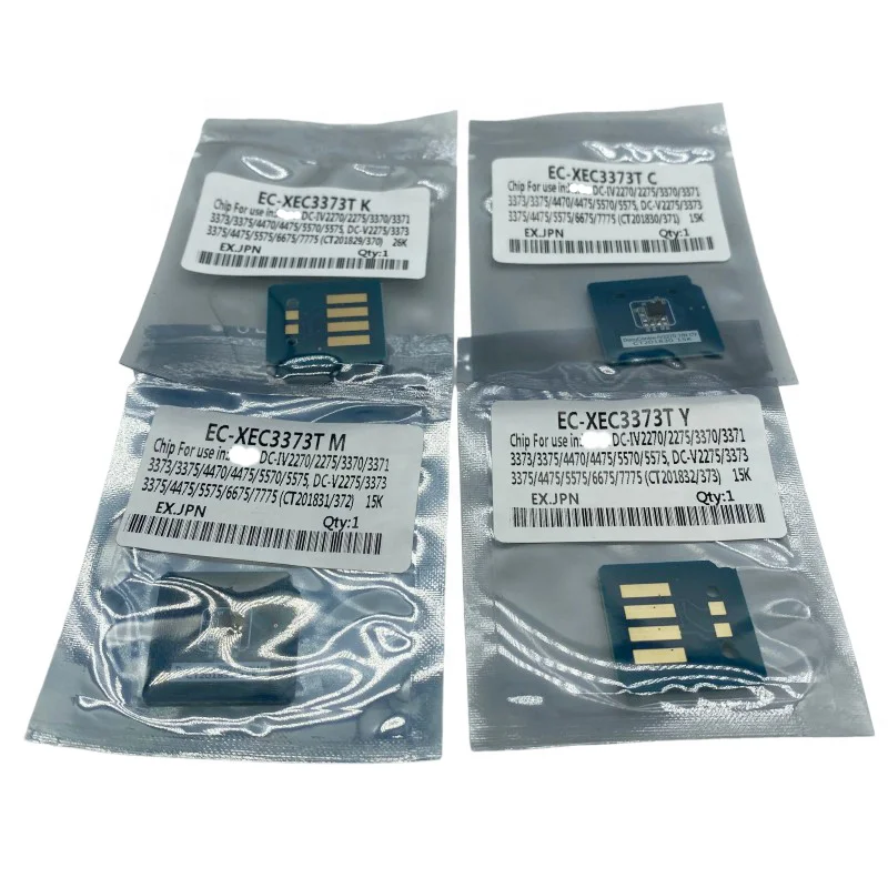 Toner Chip For Xerox DC IV C3370 C3371 C4471 C6671 C7771 C2271 Toner Cartridge Chip C M Y K  Copier Printer Parts