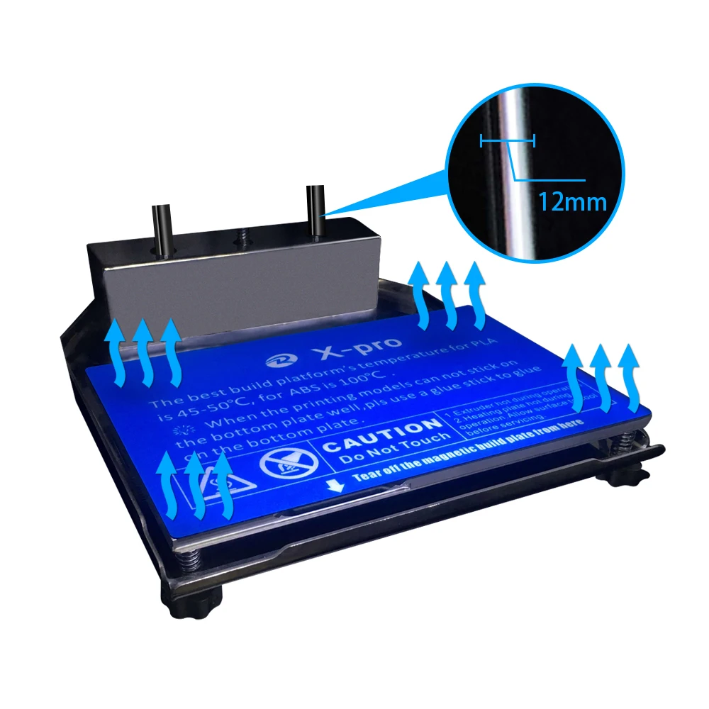 QIDI TECH 3d printer X-pro dual extruder high precision ABS PLS TPU PETG