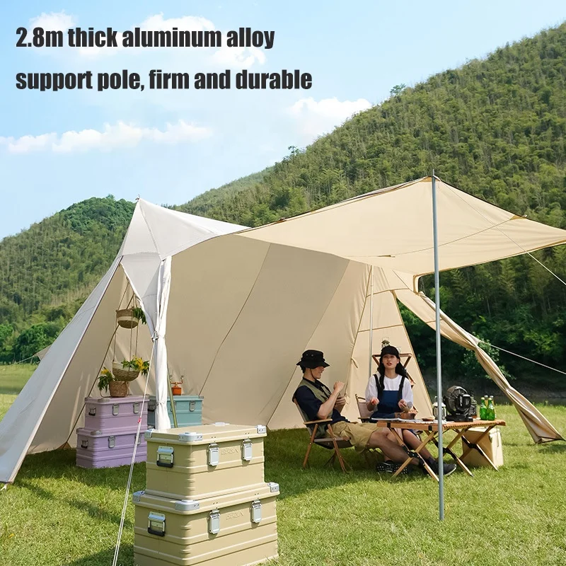 Multifunctional Lightweight Hammock Tarp Tent Camping Rain Fly Shelter Large Waterproof Camping Tarp Awning Tent