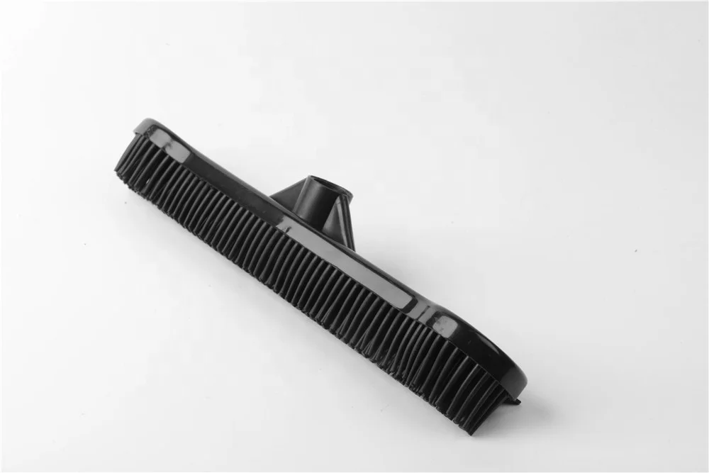 Household cleaning tools rubber broom and squeegee
