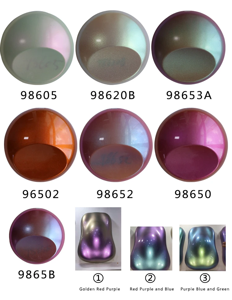 Hot Selling Variables Chameleon Color Changing Powder Nails Chameleon Pigment Powder