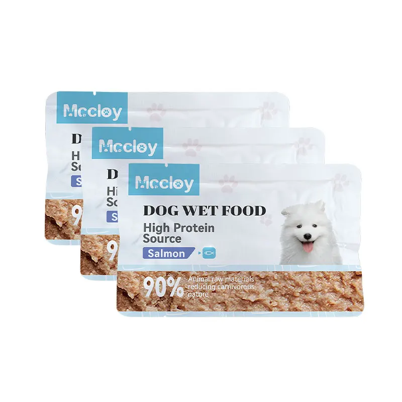 OEM/ODM Affordable Dog Wet Food Snacks with Multiple Flavors, Customized Independent Packaging