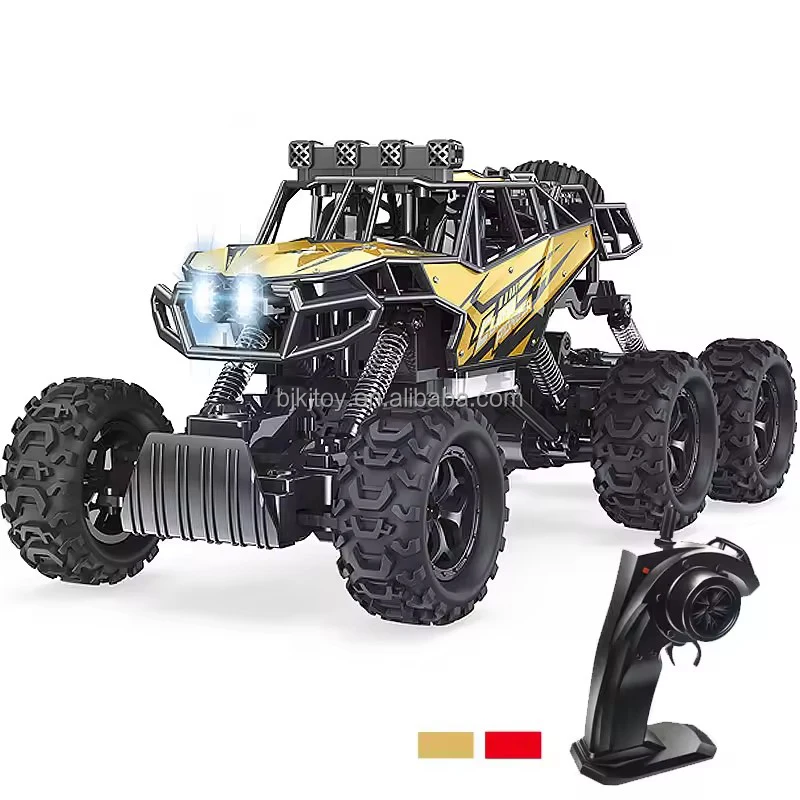 6 Wheels 1:10 Rc 1/10 Scale Alloy Models Cars 4WD 2.4G Off Road Climbing Car Remote Control Hobby Body Trucks Rc Crawler Truck