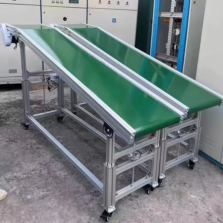 Custom  mini conveyor belt for injection machine  Wire Mesh Belt Chain Conveyor