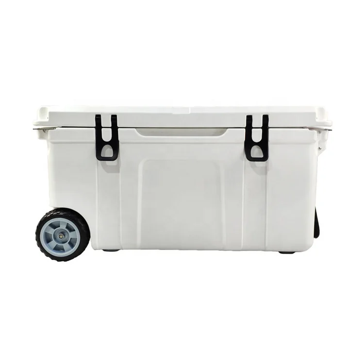 High Performance Hard Insulated Cooler box 75L Capacity Coolers with Wheels