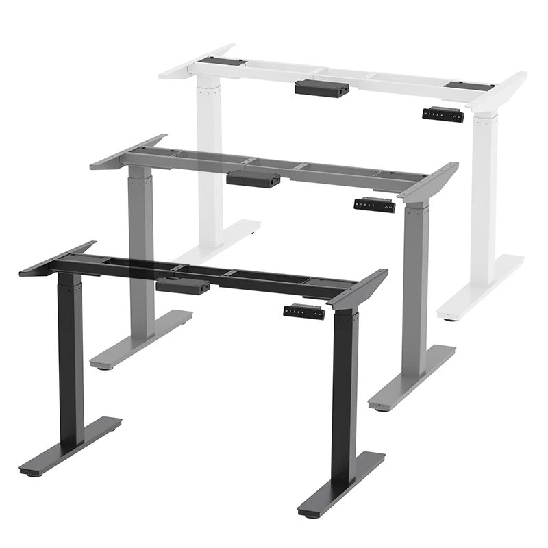 Good Quality Factory Price Low Noise Height Adjustable Laptop Electric Sit Stand Up Computer Desk office desk and chair set