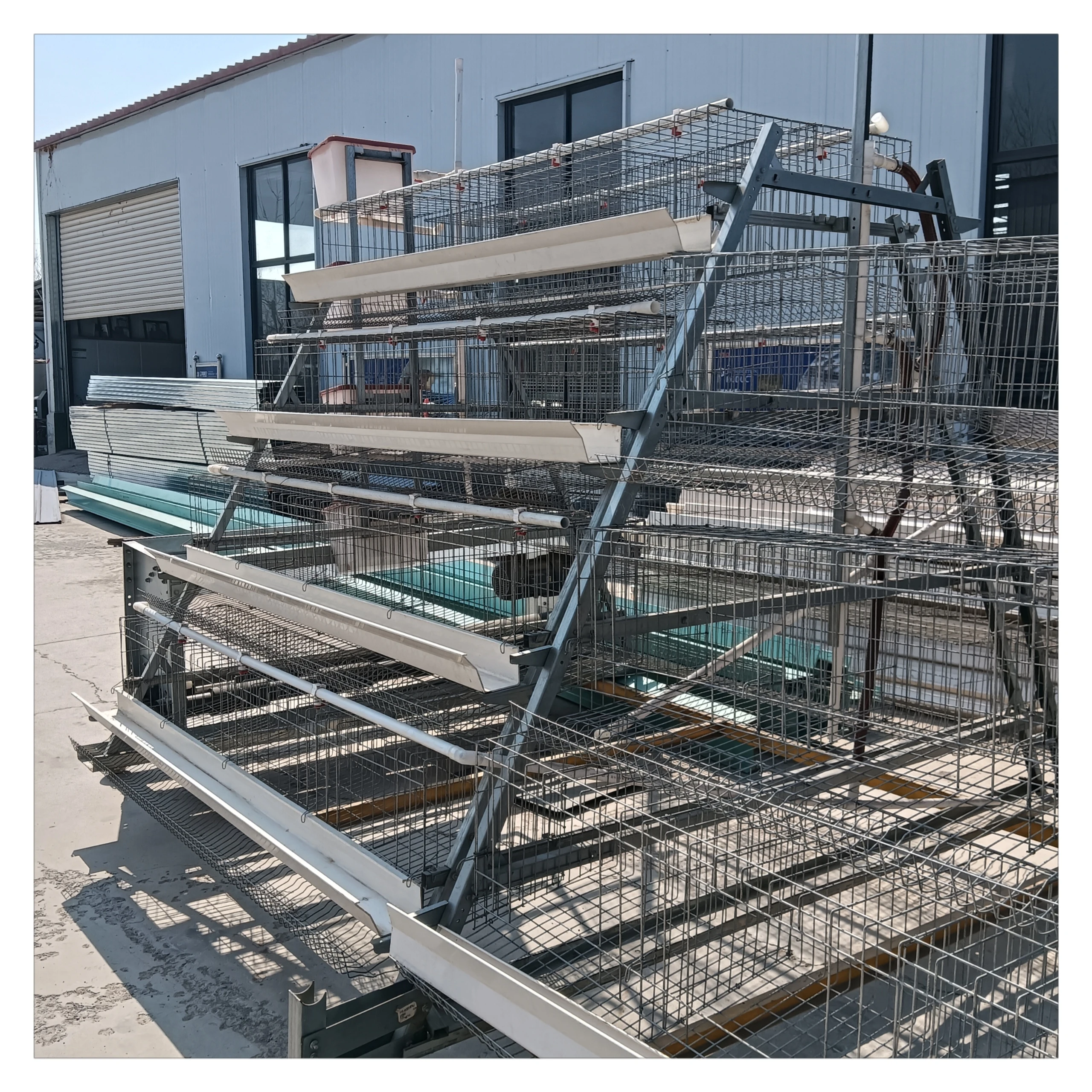 200 Chicken Cage Stainless Steel for layers and Baby Chicks Wooden Case Hot Product Provided 20 Chicken Coop Egg Laying Hens