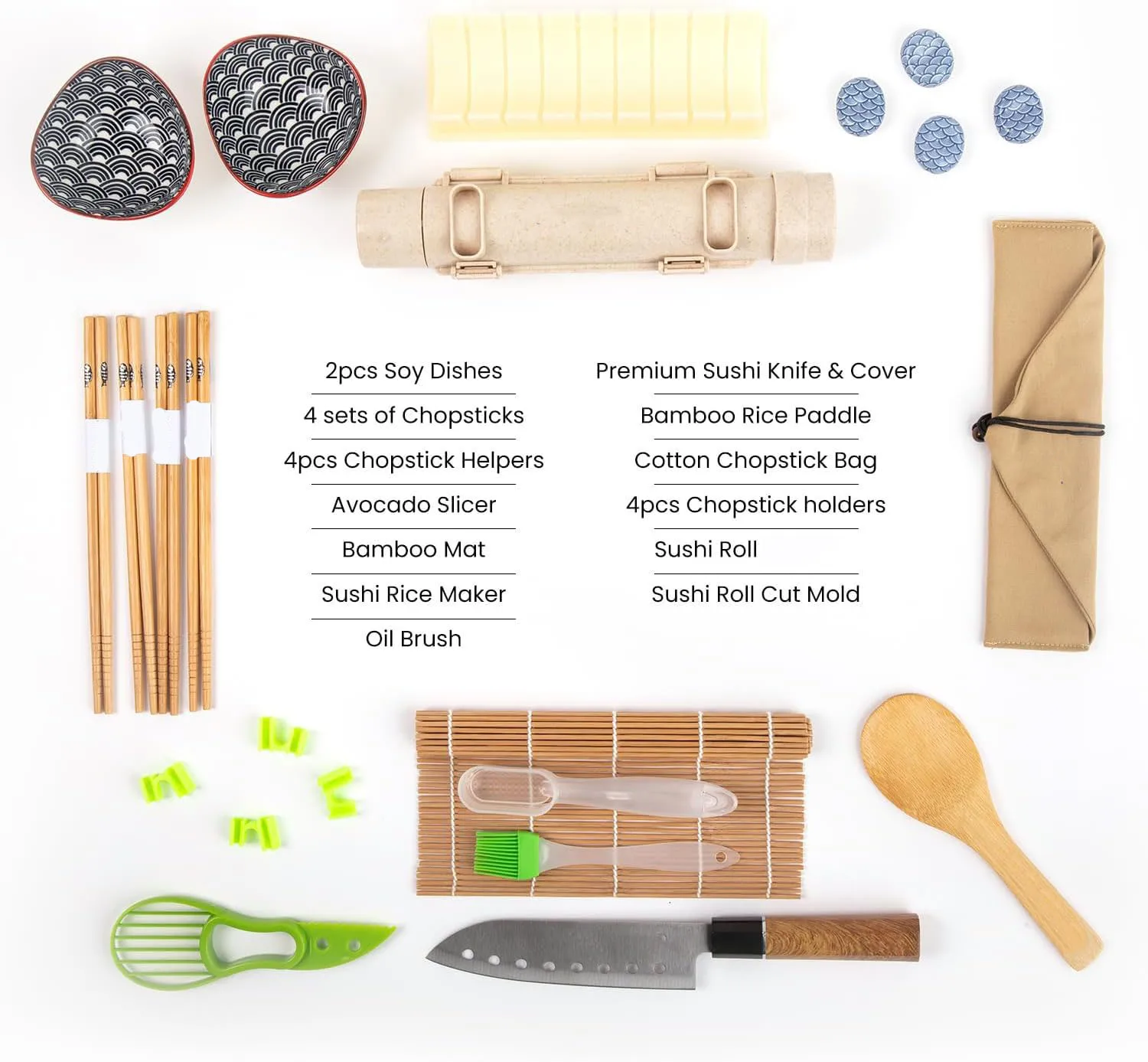 Home Sushi Making Beginners Professionals All One Set  Easy Use Promotes Healthy Eating Perfect Gifts People