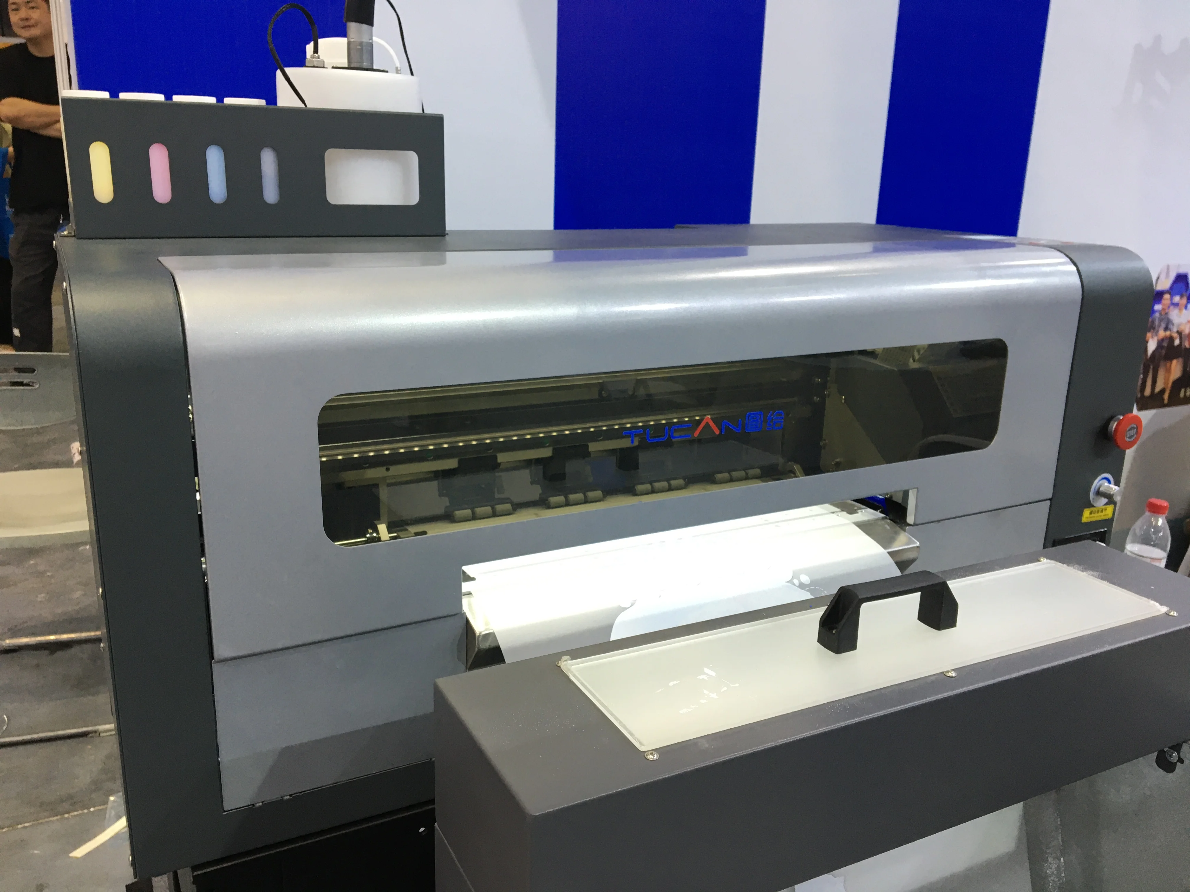 A2 42cm size textile fabrics  printer  smart touch screen DIY pet film industrial dtf printer