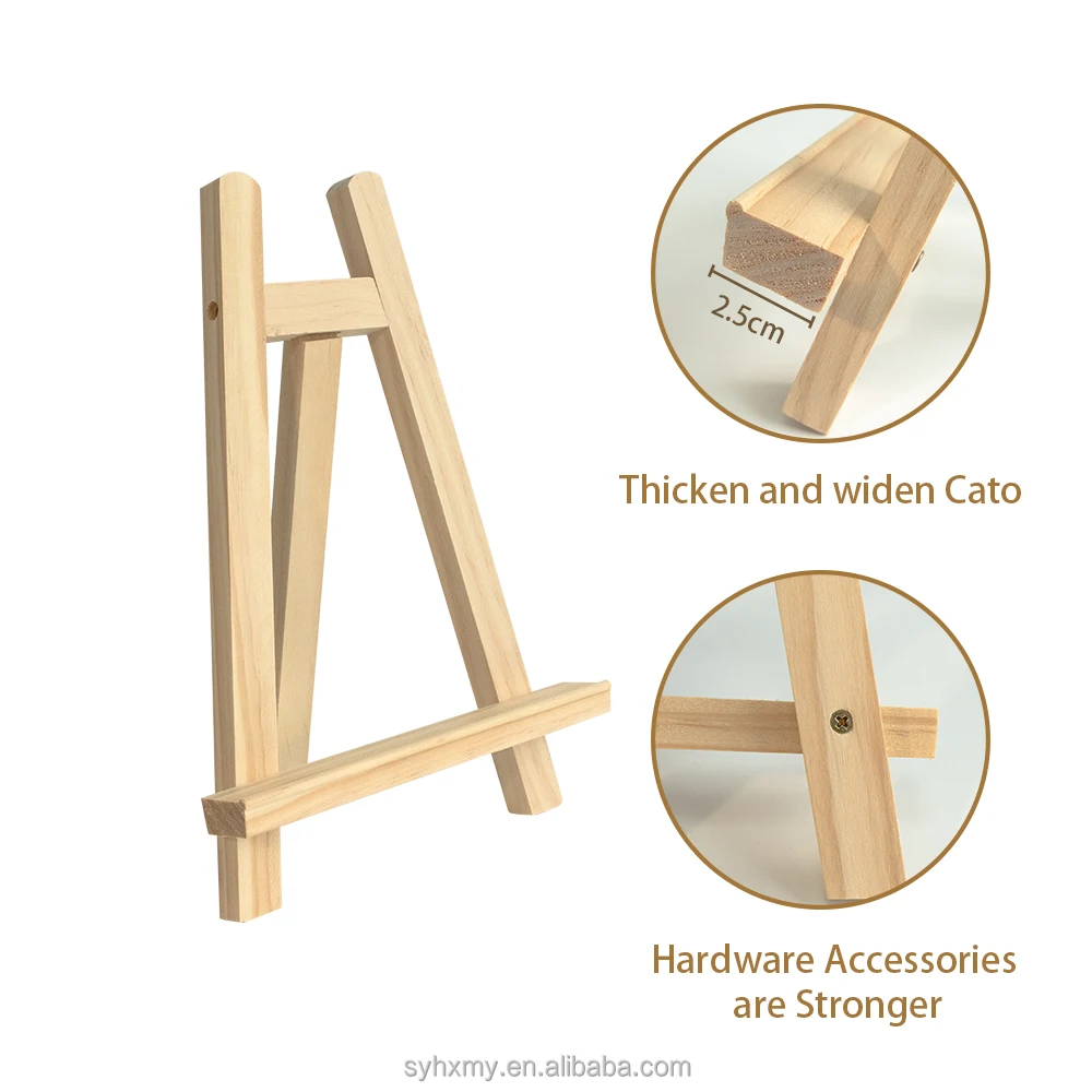 Wooden Tabletop Easel Display Stand Kids Painting Mini Art Easel Adjustable Art Picture Photo Display Easel