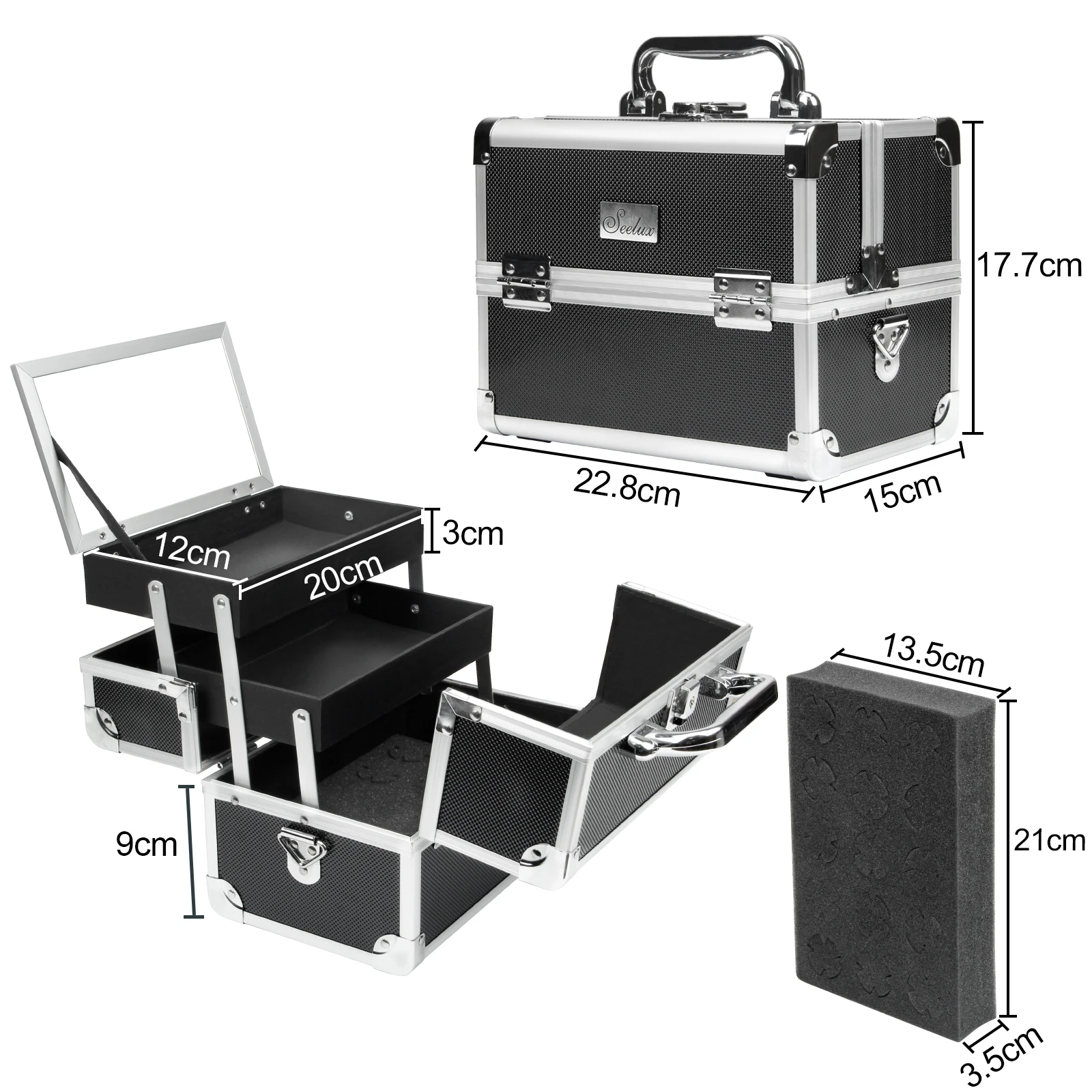 Excellent quality portable makeup beauty makeup makeup box cosmetic