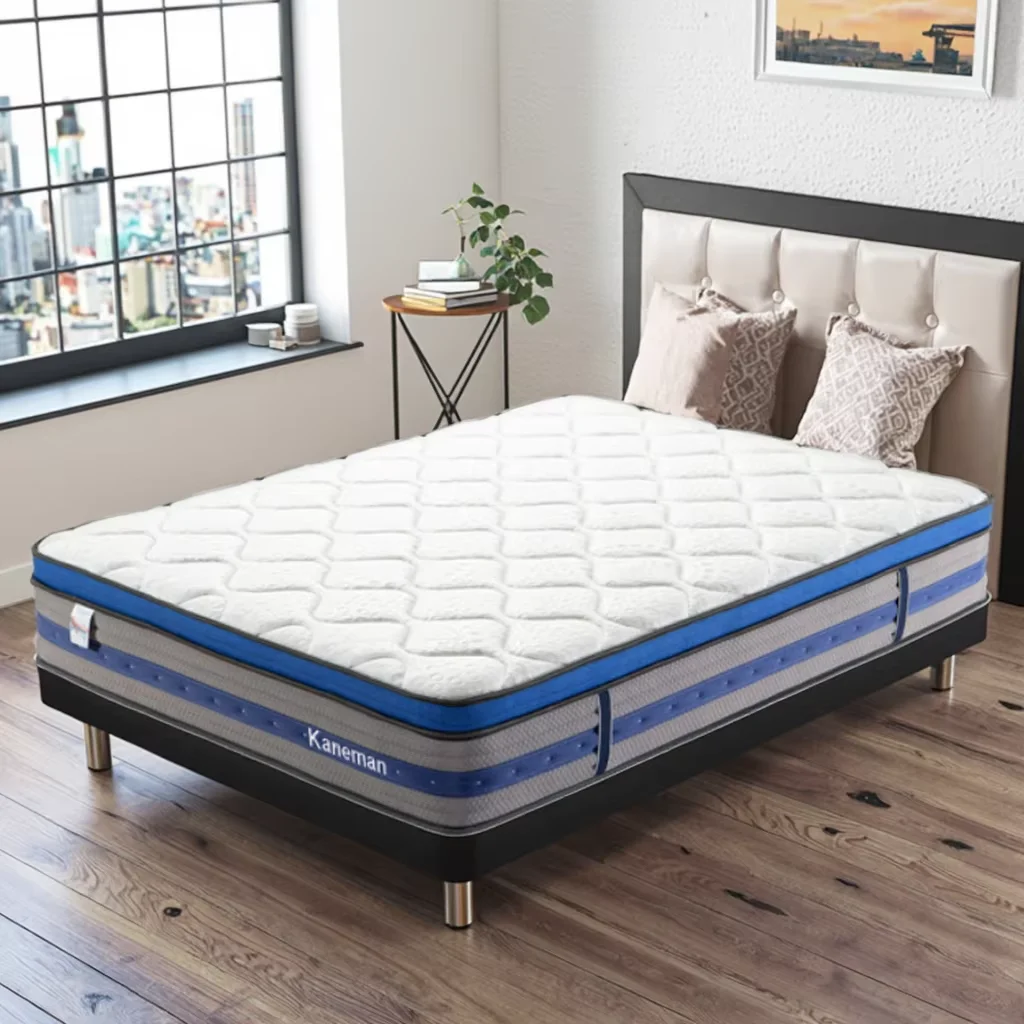 Cooling Fabric Luxury king Size Visco Gel Memory Foam Pocket Coil Spring Bed Mattress Quality Value Custom Mattresses Wholesale