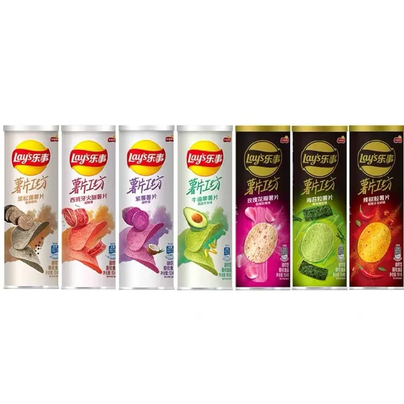 Wholesale lays 104g Potato Chips Canned Exotic Potato Chips