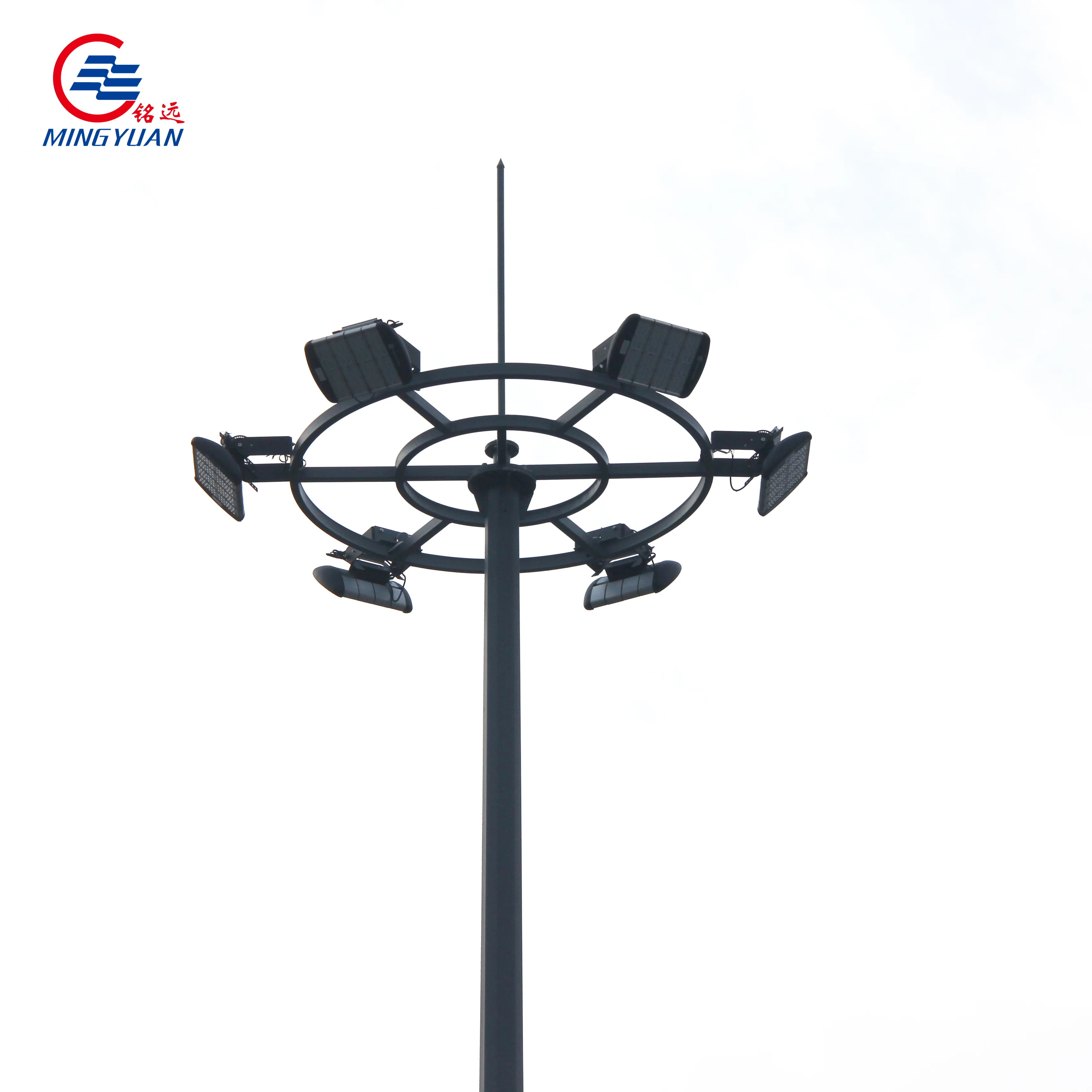 30m High Mast Lighting Pole For Football Stadium