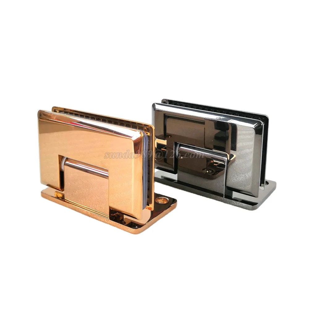 Дверные петли из стекла на стену золотистые самозакрывающиеся сверхпрочные 90 градусов