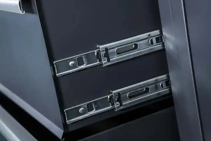 garage Aluminum handle and lock Portable Plastic modular chest roller tool box cabinet