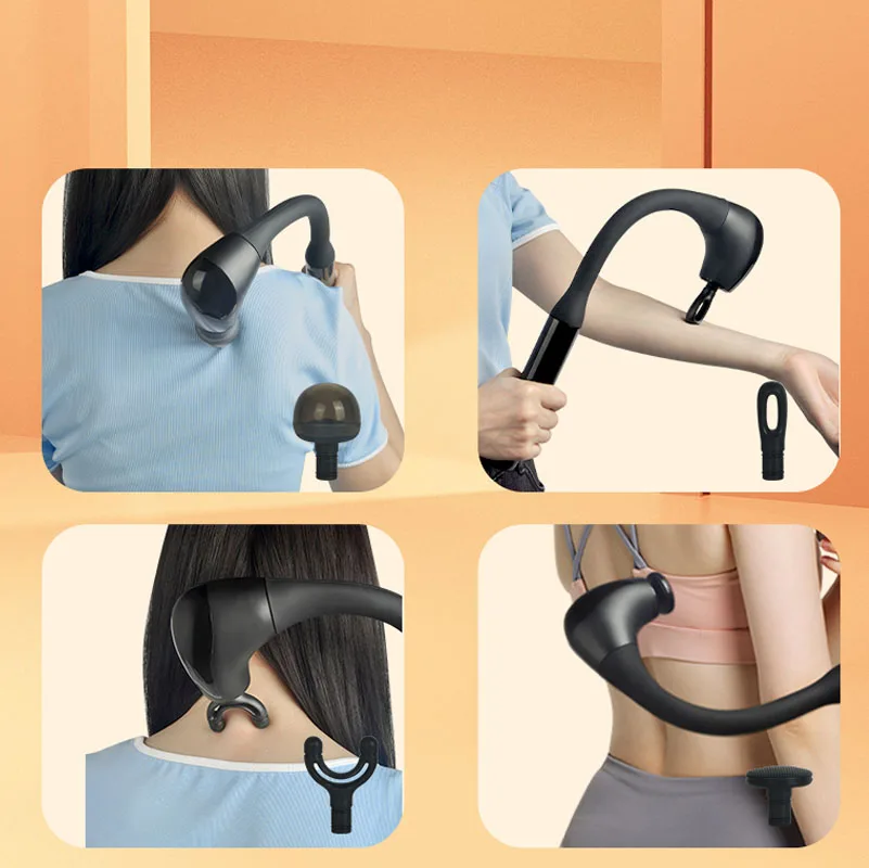 Electric Deep Tissue Percussion Body Massager Rechargeable Handheld Massage Hammer For Muscle Relaxation