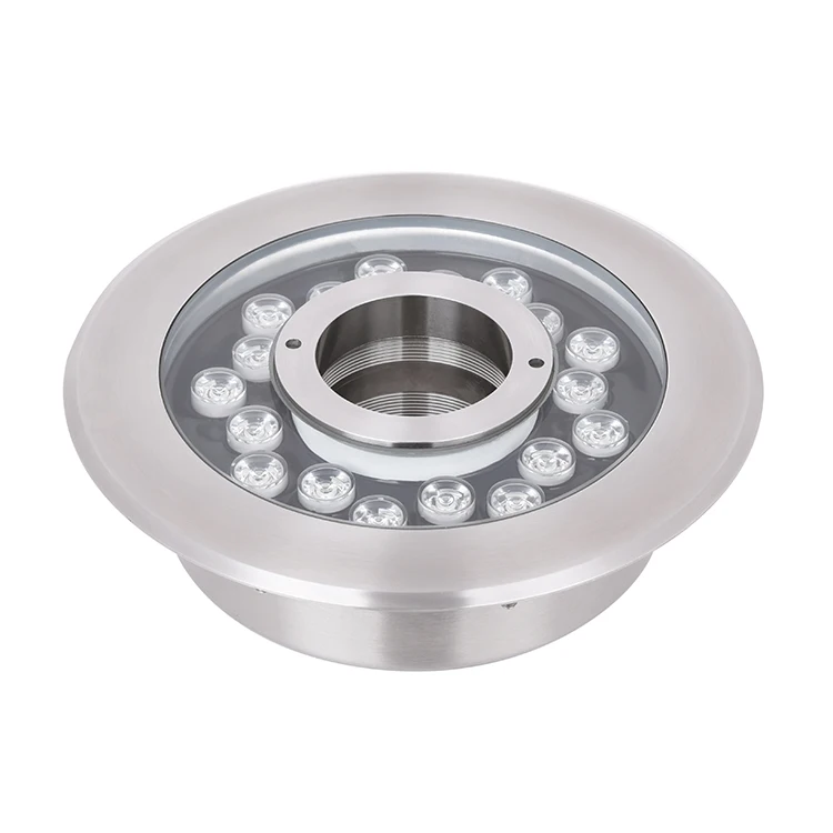 New Product 18W Rgb 304SS  Ring Led Fountain Lights for fountain Landscape