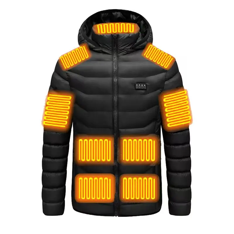 Factory Supply Customizable Electric Heated Clothes With Climate Control Winter Self Heating Jacket for Men