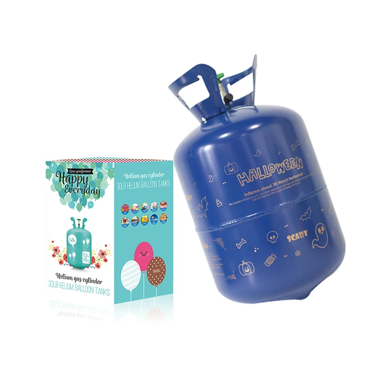 2020 7.1L Custom helium gas cylinder price balloon helium with gas empty bottle filled helium gas