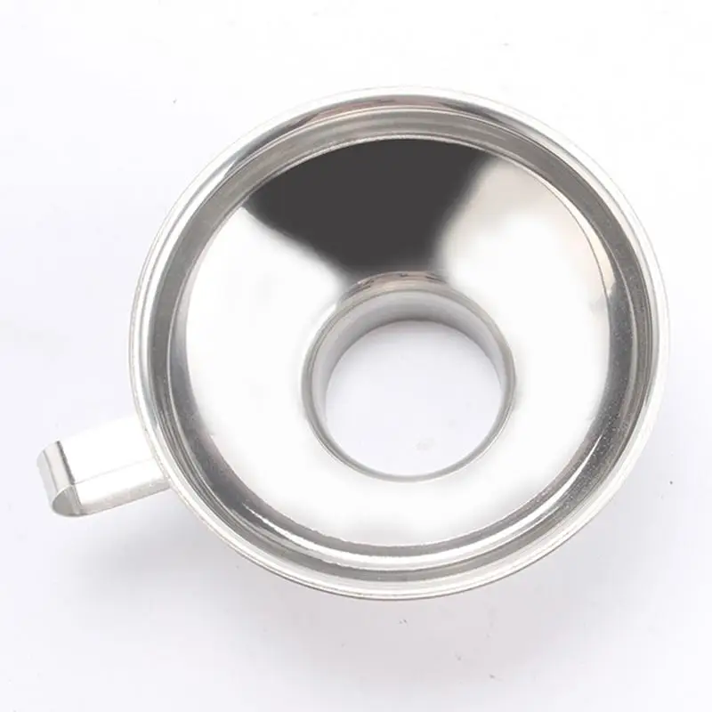 
Stainless Steel Wide Mouth Funnel Canning Hopper Filter Food Pickles Jam Funnel Kitchen Gadgets Cooking Tools 