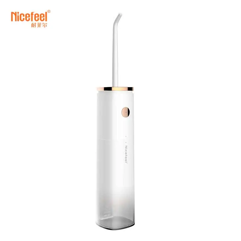 Nicefeel 77ml Waterproof IPX7 Mini travel jet electronic pocket water flosser with brush