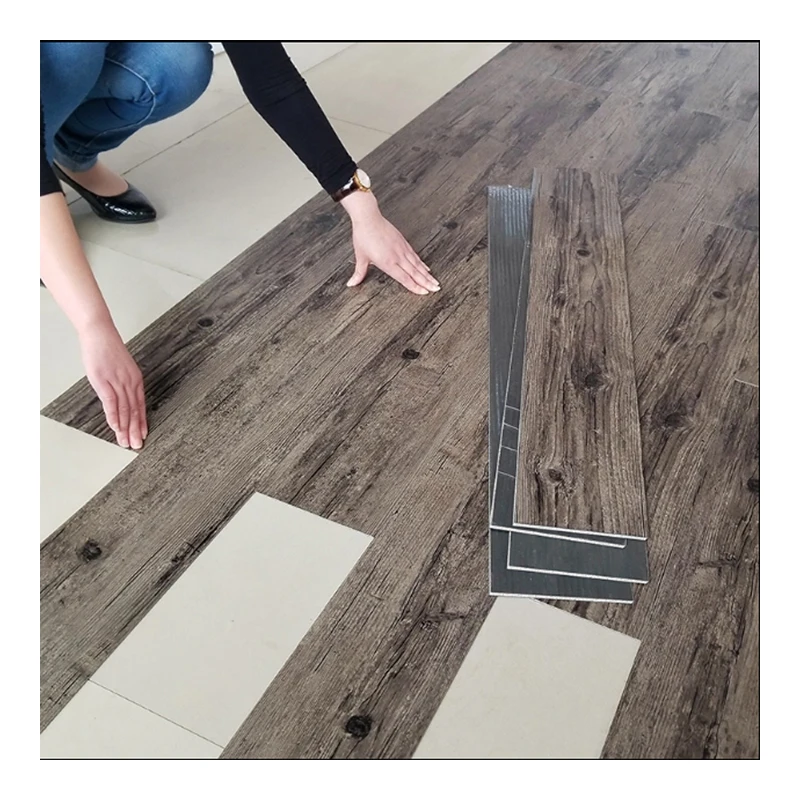 Wholesale China 4Mm Click Laminate Vinyl Plank Flooring Spc Floor