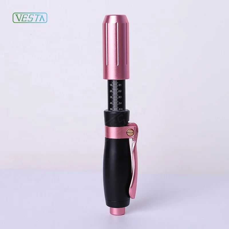  Лидер продаж 2021 гиалуроновая инъекционная Ручка plus # TOP1 Vesta высокого давления ручка с гиалуроновой кислотой для губ против
