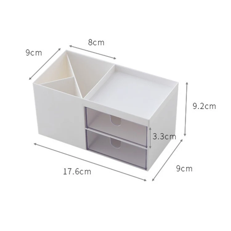 Eisho Plastic Home Storage Organizers With Drawers Multi-Layer Desktop Storage Organizer