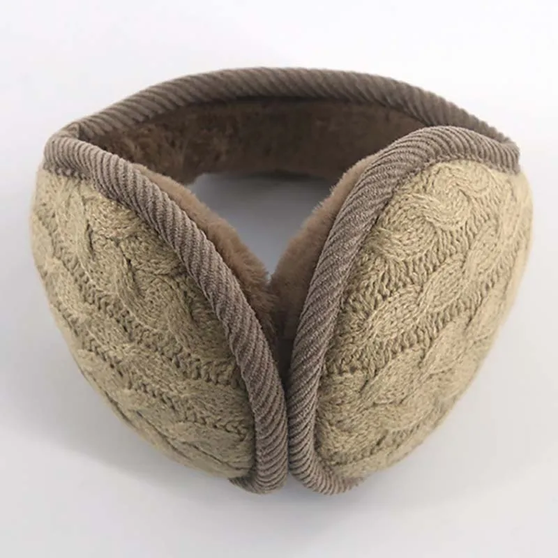 Unisex foldable ear muffs  fleece ear warmers winter warm ear protection earmuffs cover