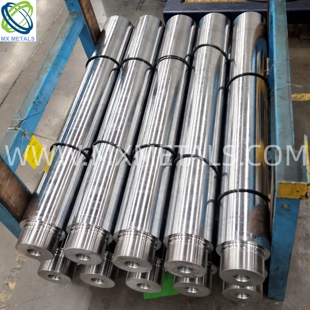 High quality CK45 40Cr Hard Chrome Plated Piston Rod quenched chrome piston rod For Hydraulic Cylinder