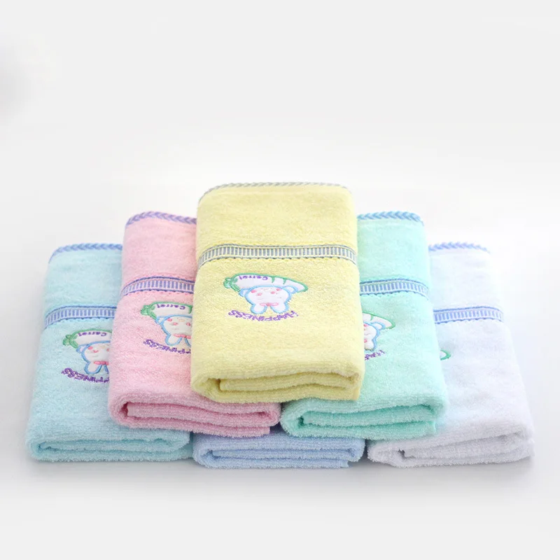 Factory Direct Sales Cotton Household Thickened Face Towel Wholesale Jacquard Soft Absorbent Face Towel