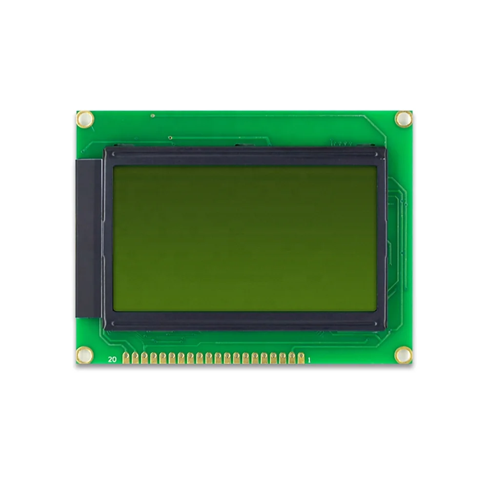 Hot selling 128x64 Graphic Display Monochrome 12864 Lcd Module compatible winstar wg12864A