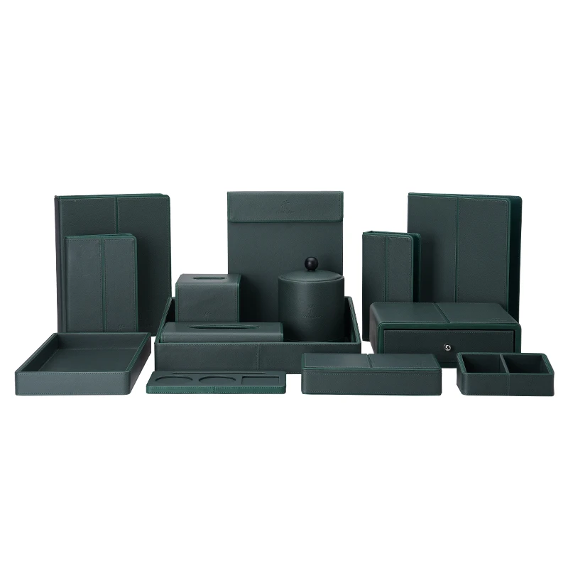 Поставки для отелей, набор аксессуаров из искусственной кожи на заказ