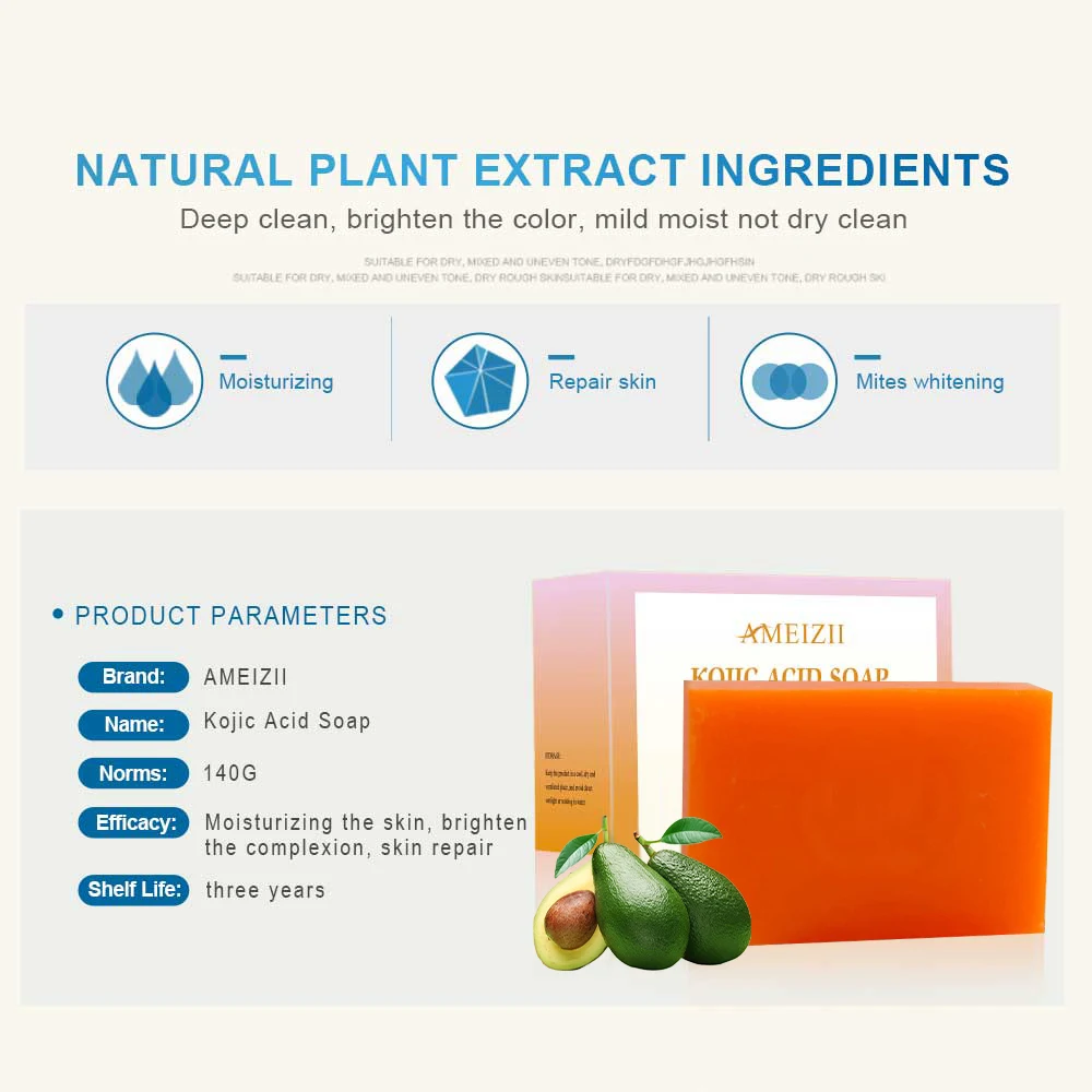 Мыло Kojic Acid Jabones artesanals очищающее Отбеливающее мыло для ухода за кожей лица и тела ручной работы оптовая