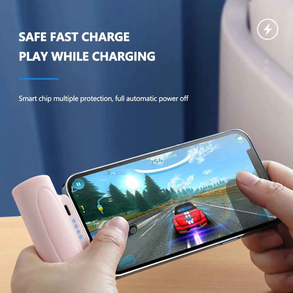 Type-C Product in Korea 95g 5000mAh battery Camping power bank Li-Polymer Battery Portable flashlight with KC