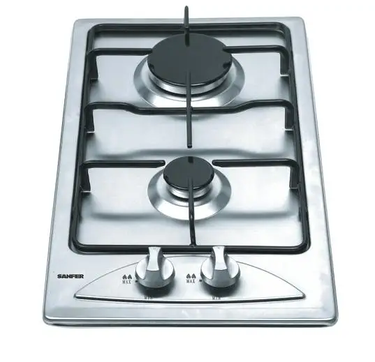 Flame Failure Devices Table Gas Hob 4 Burners Stainless Steel Gas Cooker