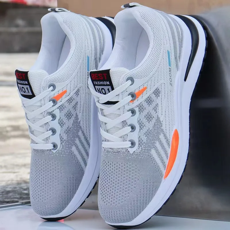 Wholesale semi shoes fly knit upper shoes capelladas para calzado sports shoes upper knitted upper material for sneakers upper