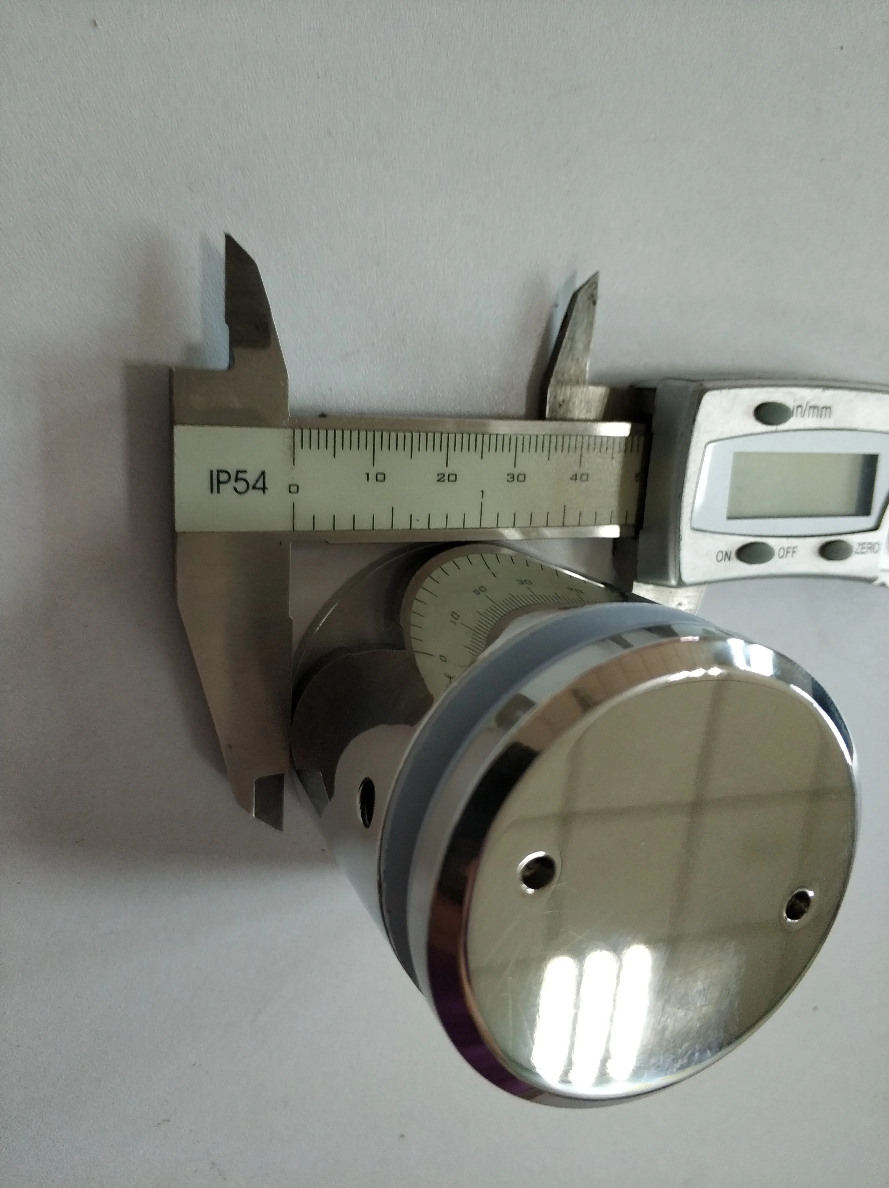 Everstrong stainless steel solid round  glass holder or standoff  for stair railing