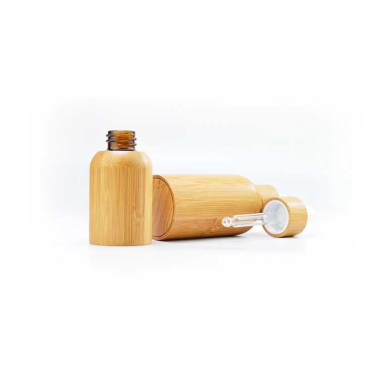 5 Ml 10 Ml 15 Ml 20 Ml 30 Ml 50 Ml 100 Ml Bamboo Wood Dropper Bottle Essential Oil Glass Bottle